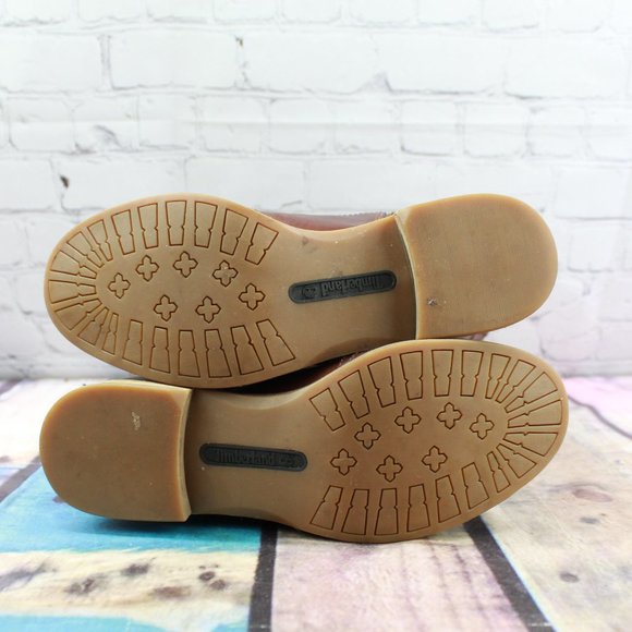 TIMBERLANDKnee High Side Zip Saddle Boots Size 6.5 - Picture 10 of 10